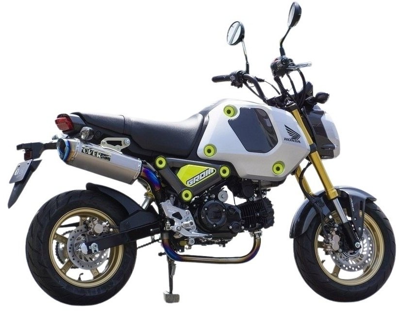 OVER オーヴァー TT-Formula フルチタン アップタイプ GROM HONDA ホンダ フルエキゾーストマフラー マフラー