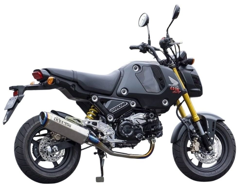 OVER オーヴァー TT-Formula RS フルチタン フルエキゾーストマフラー GROM HONDA ホンダ マフラー
