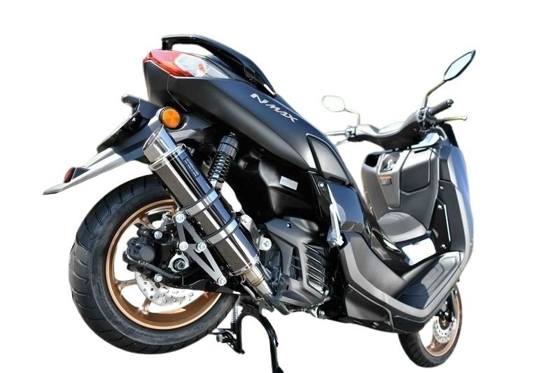 BEAMS ビームス R-EVO2 フルエキゾーストマフラー 政府認証 N-MAX NMAX155 YAMAHA ヤマハ マフラー サイレンサータイプ：SMB(スーパーメタルブラック)