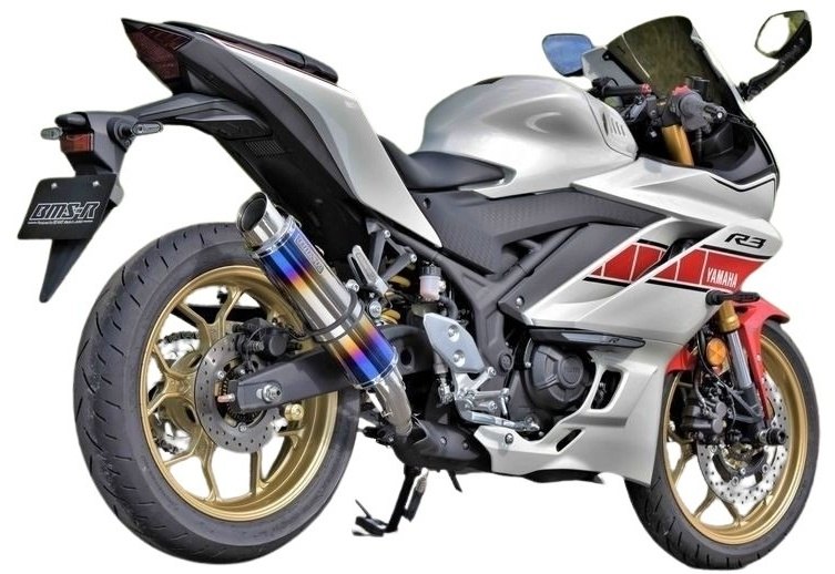 BEAMS ビームス R-EVO2 スリップオンマフラー 政府認証 YZF R-3 YAMAHA ヤマハ マフラー サイレンサータイプ：ヒートチタン(重量：2.35kg【純正2.75kg】) 39,147円