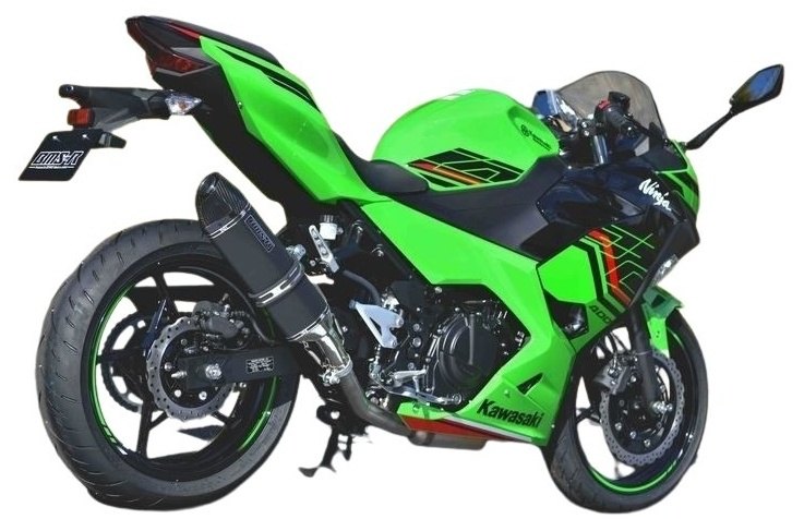 BEAMS ビームス CORSA-EVOII スリップオンマフラー 政府認証 NINJA400 Z400 KAWASAKI カワサキ マフラー タイプ：マットブラックサイレンサー(重量：2.45kg【純正3.8kg】)