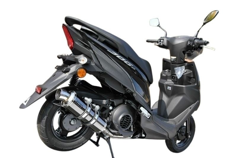 BEAMS ビームス R-EVO フルエキゾーストマフラー 政府認証 JOG125 YAMAHA ヤマハ マフラー カラー：SMB(重量：3.45Kg【純正3.9Kg】)