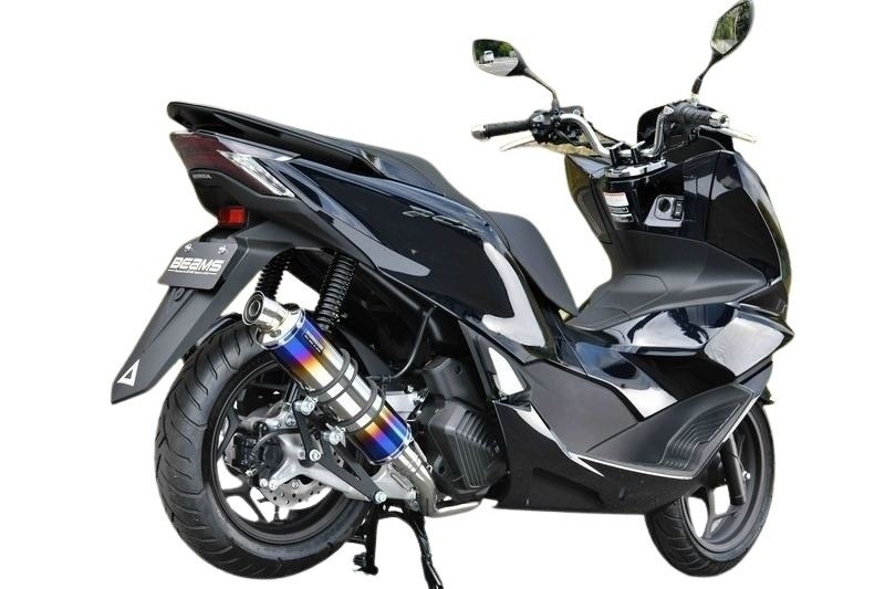 BEAMS ビームス R-EVO サイレンサー 政府認証 PCX125 HONDA ホンダ フルエキゾーストマフラー マフラー タイプ：ヒートチタン(重量：3.35kg【純正5.05kg】)