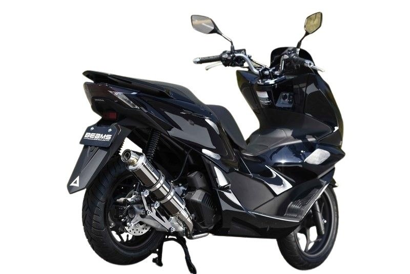 BEAMS ビームス R-EVO サイレンサー 政府認証 PCX125 HONDA ホンダ フルエキゾーストマフラー マフラー タイプ：SMB(スーパーメタルブラック)(重量：3.6kg【純正5.05kg】)