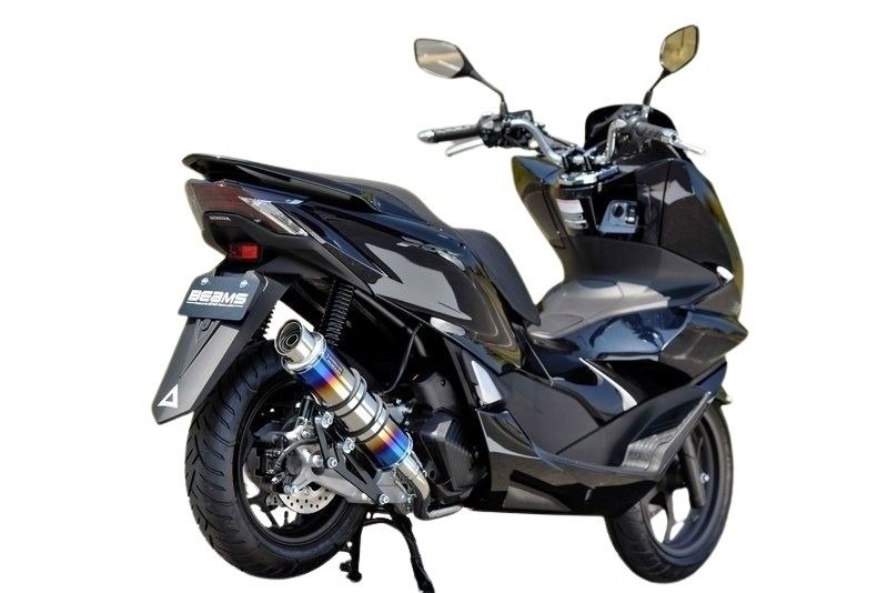BEAMS ビームス R-EVO2 サイレンサー 政府認証 PCX125 HONDA ホンダ フルエキゾーストマフラー マフラー タイプ：ヒートチタン(重量：3.35kg【純正5.05kg】)