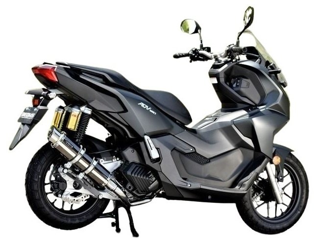 BEAMS ビームス R-EVO2 フルエキゾーストマフラー 政府認証 ADV160 HONDA ホンダ マフラー サイレンサー：SMB (スーパーメタルブラック)