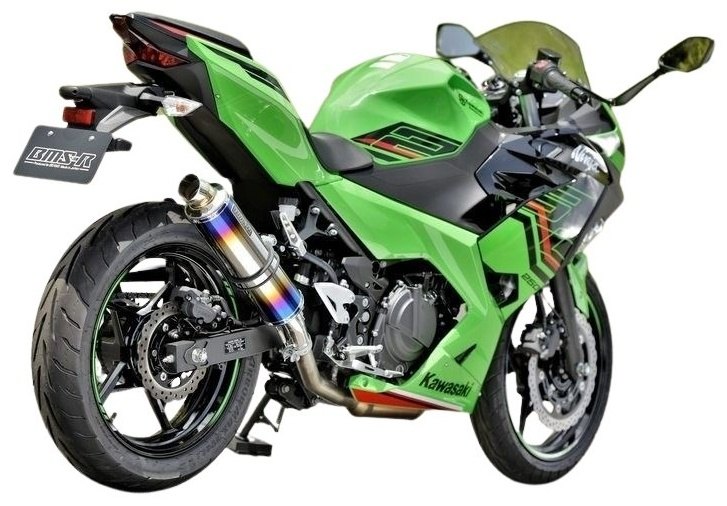 BEAMS ビームス R-EVO スリップオンマフラー 政府認証 NINJA250 KAWASAKI カワサキ マフラー サイレンサータイプ：ヒートチタンサイレンサー
