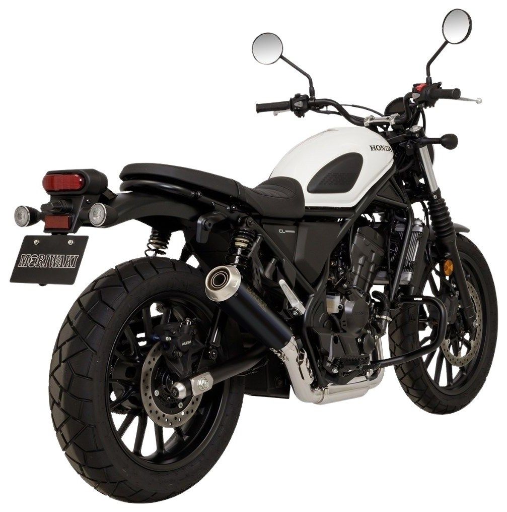 CL250 MC57用 モリワキフルエキゾーストマフラー(つや消しブラック) Webike | MORIWAKI ENGINEERING モリワキエンジニアリング フル
