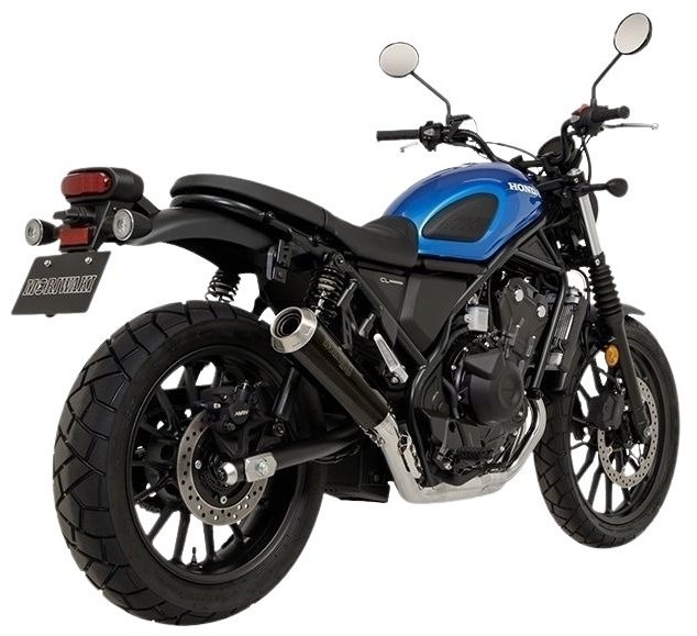 MORIWAKI ENGINEERING モリワキエンジニアリング フルエキゾーストマフラー SHORT MEGAPHONE CL500 HONDA ホンダ マフラー カラー：BP-x(黒艶特殊加工)