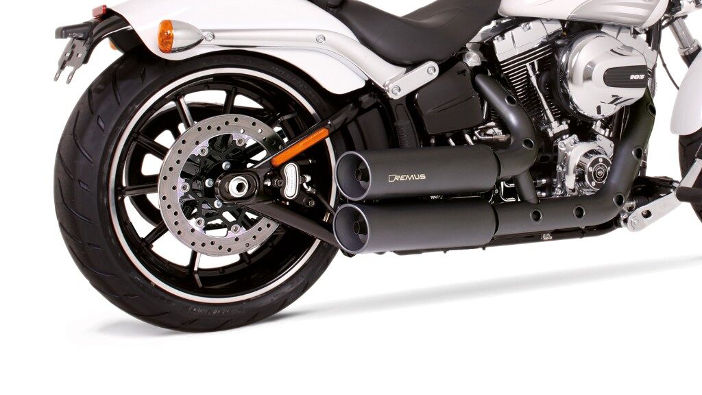 REMUS レムス CUSTOM フルエキゾーストマフラー Softail Euro 4 HARLEY-DAVIDSON ハーレーダビッドソン マフラー|ウェビック 店