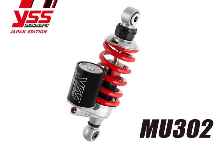 YSS ワイエスエス MONO LINE リアシングルショック 【MUシリーズ】 MU302 GROM125 HONDA ホンダ リアサスペンション サスペンション 足回り