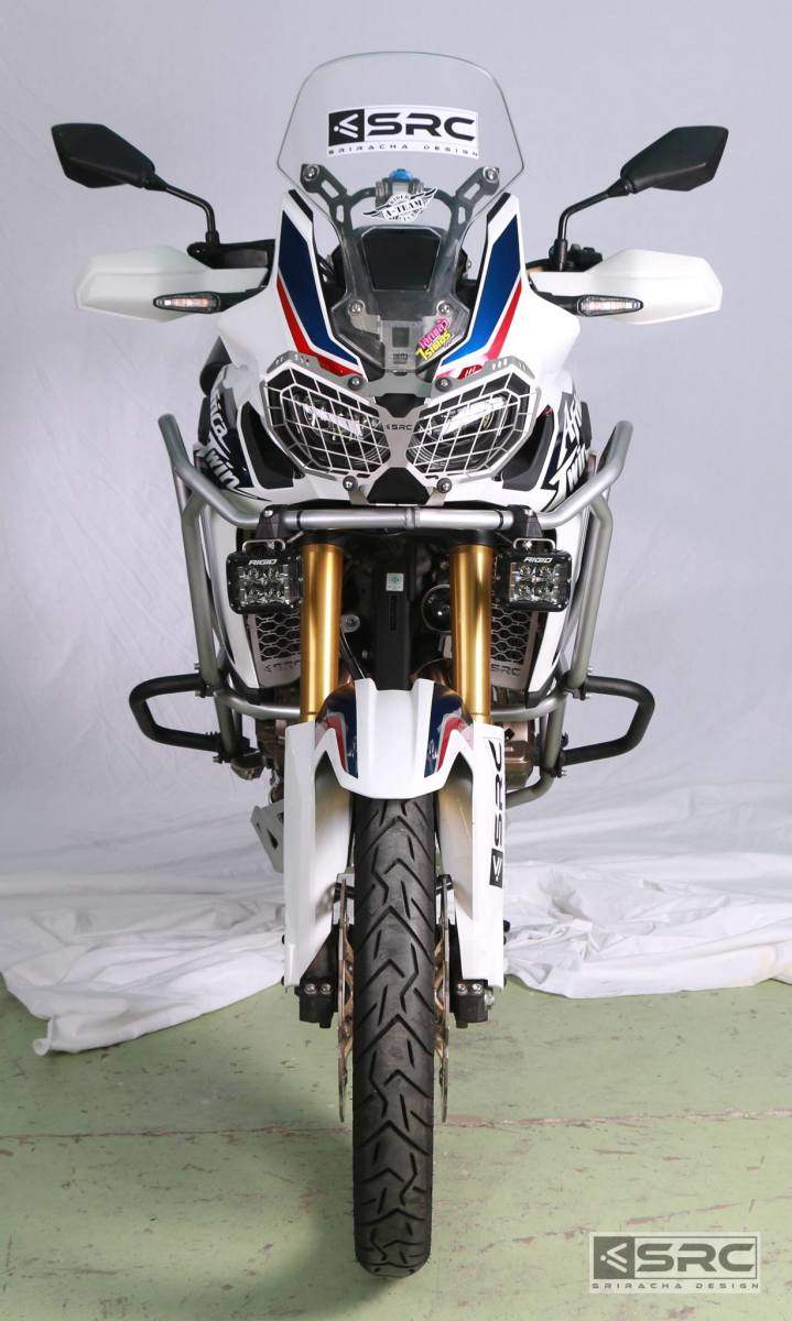SRC エスアールシー ラジエターガード CRF1000 AFRICA TWIN HONDA ホンダ ラジエーターコアガード・オイルクーラーコアガード 冷却関連 エンジン｜ウェビック　店