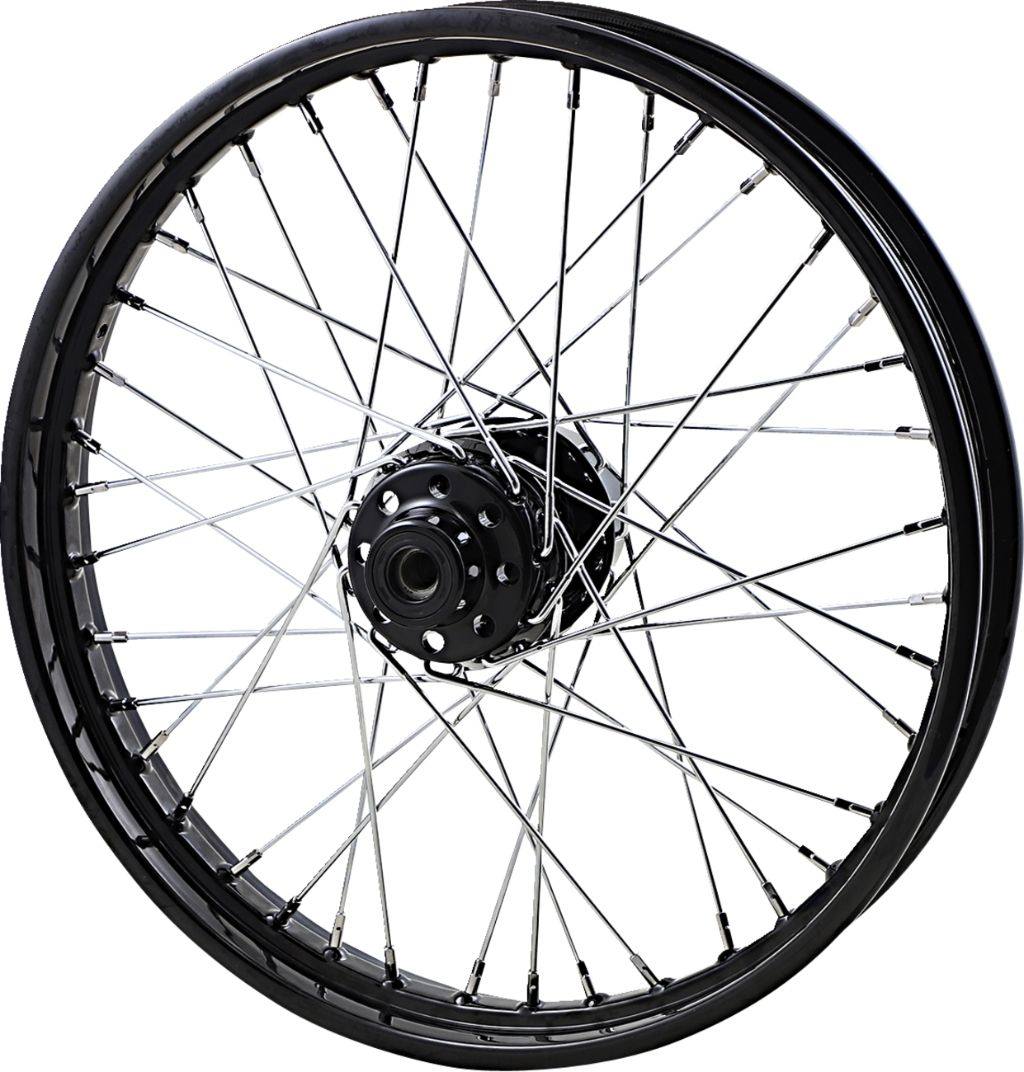 Drag Specialties ドラッグスペシャリティーズ Replacement Laced Wheel フロント［0203-0669］ 883 Hugger XLH Super Glide FXD 1200 Custom XLC Wide FXDWG Sport FXDX EFI Sportster 1100 Deluxe Low Rider FXDL Dyna Convertible FXDS-CONV XLS ホイール ホイール関連 51,438円