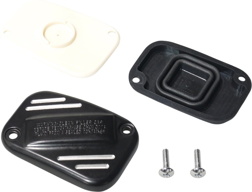 Drag Specialties ドラッグスペシャリティーズ Front Brake Master Cylinder Cover［0611-0189］ HARLEY-DAVIDSON ハーレーダビッドソン マスターシリンダータンクキャップ・リザーバーカバー ブレーキ