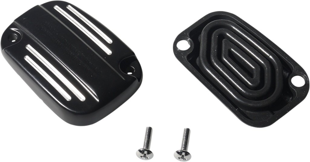 Drag Specialties ドラッグスペシャリティーズ フロントブレーキ マスターシリンダー カバー［0611-0190］ HARLEY-DAVIDSON ハーレーダビッドソン マスターシリンダータンクキャップ・リザーバーカバー ブレーキ｜ウェビック　店