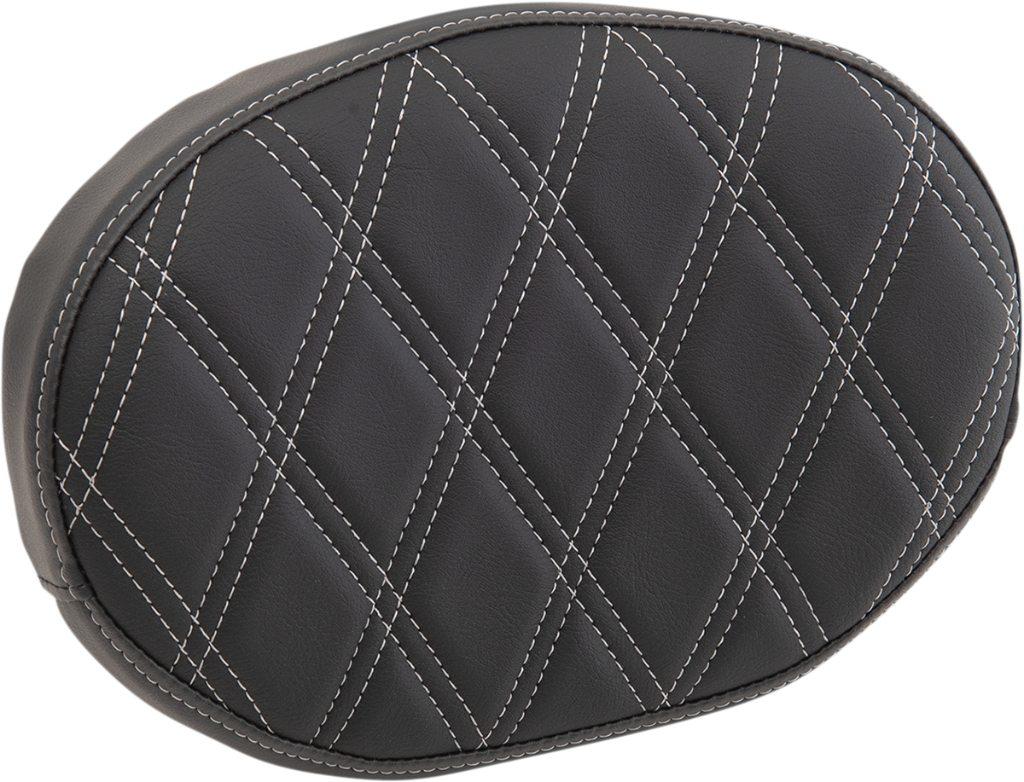 Drag Specialties ドラッグスペシャリティーズ Sissy Bar Pad Double Diamond［0822-0447］ バックレスト 外装