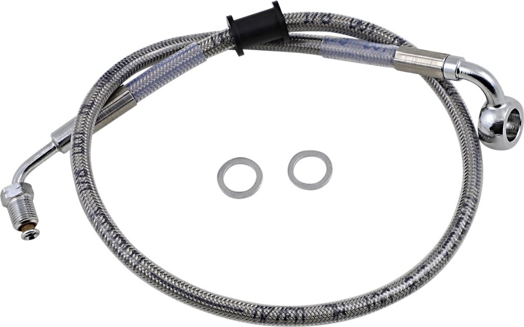 Drag Specialties ドラッグスペシャリティーズ Stainless Steel フロントブレーキホースキット［1741-5836］ FXDR 114 HARLEY-DAVIDSON ハーレーダビッドソン ブレーキホース・クラッチホース ブレーキ