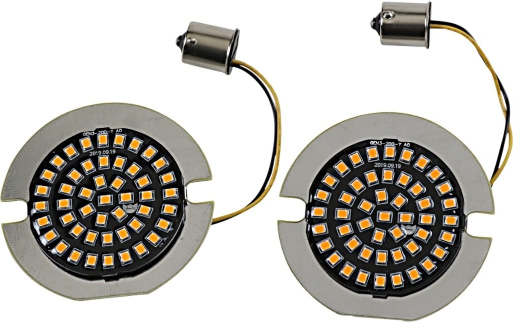 Drag Specialties ドラッグスペシャリティーズ LED ウインカーインサート［2020-1810］ HARLEY-DAVIDSON ハーレーダビッドソン その他ウインカーオプション・補修部品 灯火類 電装系｜ウェビック　店