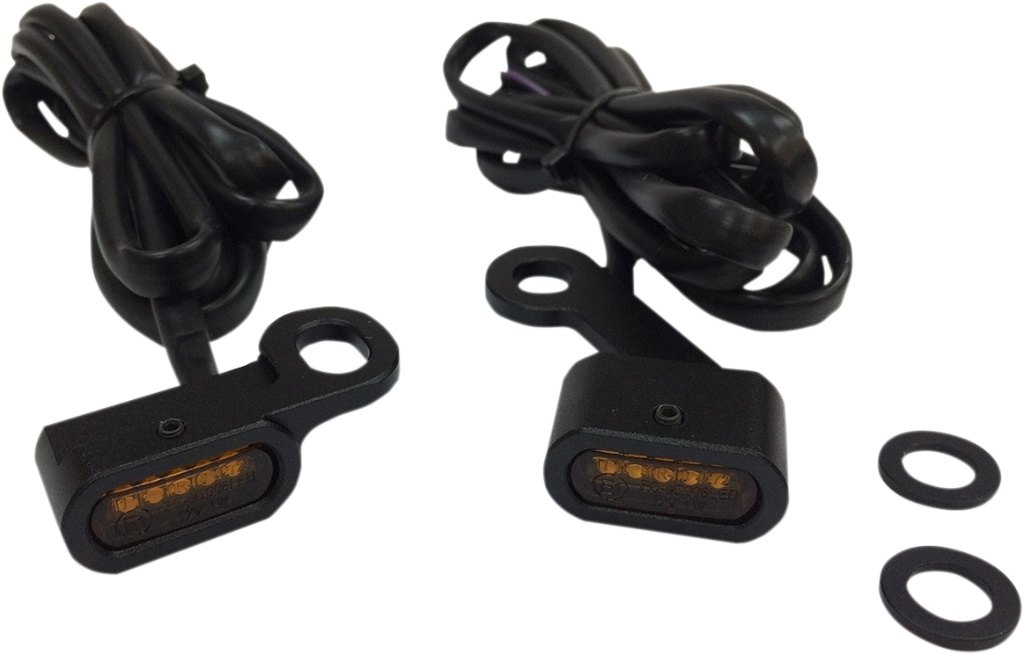 Drag Specialties ドラッグスペシャリティーズ LED Handlebar Marker Lights［2040-2138］ Sportster 1200 XL 50 Roadster EFI XLR 883 Low XLL Custom XLC SuperLow XLT Nightster RH975 XLCP X XR XLCX Forty-Eight Special XLXS XLX Iron XLNS XLN Seventy-Two XLV
