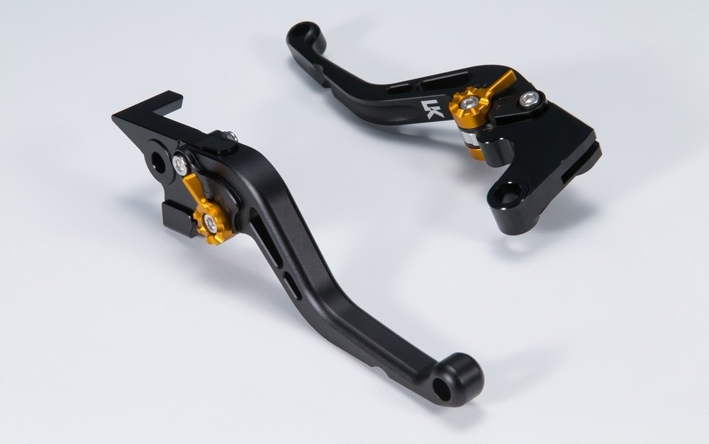 U-KANAYA ユーカナヤ スタンダードタイプ ショートアルミビレットレバーセット Vストローム250SX SUZUKI スズキ ブレーキ・クラッチレバーセット ハンドル周辺パーツ ハンドル レバーカラー：マットブラック / アジャスターカラー：マットチタンカラー
