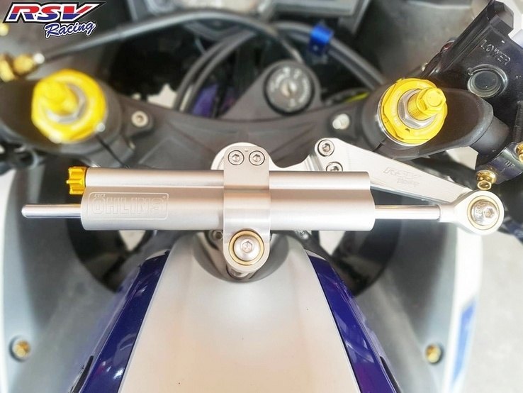 RSV racing アールエスブイレーシング Bracket Dumper R3 Hyperpro-Ohlins-Yss YZF-R3 YAMAHA ヤマハ ステアリングダンパー ハンドル周辺パーツ ハンドル