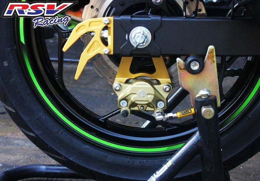 RSV racing アールエスブイレーシング Rear Bracket Ninja250-300 NINJA250 NINJA300 KAWASAKI カワサキ キャリパーサポート・ブラケット ブレーキ