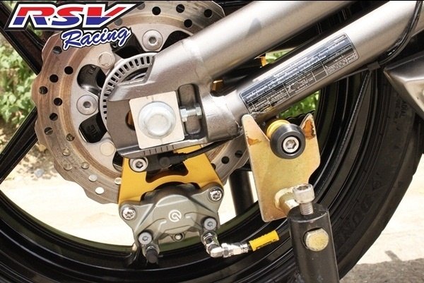 RSV racing アールエスブイレーシング Rear Bracket ER6N,NINJA650_12-14 ER-6n NINJA650R KAWASAKI カワサキ キャリパーサポート・ブラケット ブレーキ|ウェビック 店