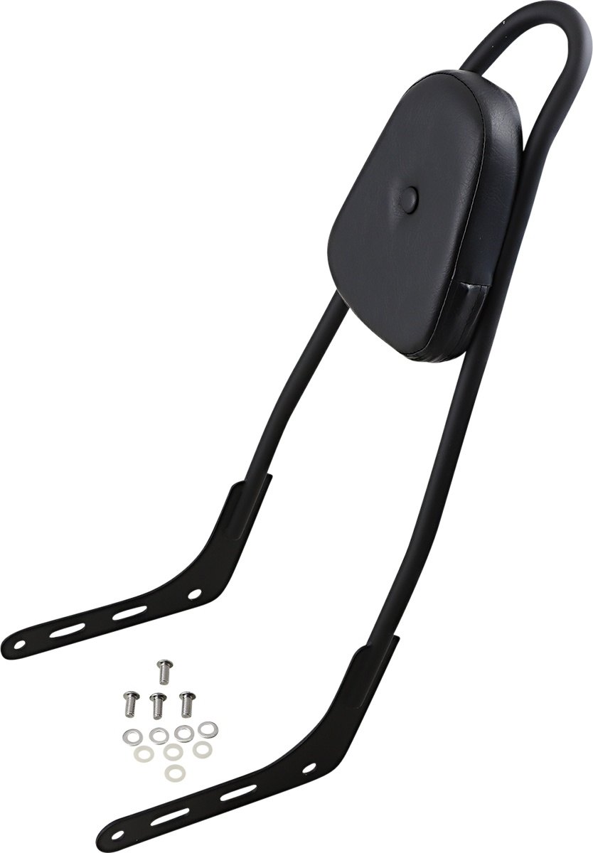 MOTHERWELL マザーウェル One-Piece Sissy Bar Softail Street Bob FXBB Heritage Classic FLHC Slim FLSL 114 FLHCS Deluxe FLDE HARLEY-DAVIDSON ハーレーダビッドソン バックレスト 外装 カラー：Matte Black／Features with Black Pad［1501-0681］