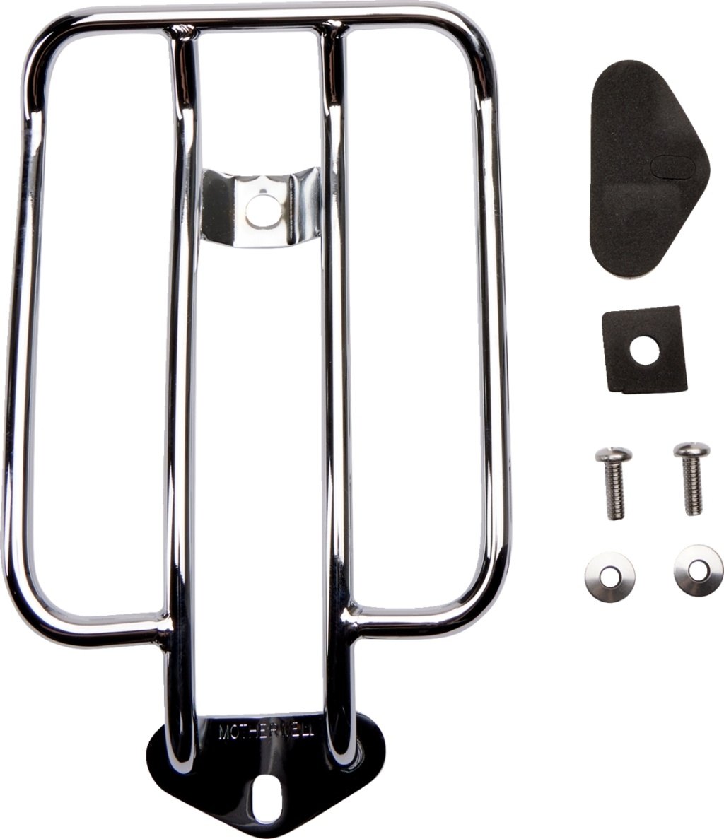 MOTHERWELL マザーウェル 6' Solo Luggage Rack［1510-0018］ Sportster 1200 XL 50 Roadster EFI XLR 883 Low XLL Custom XLC SuperLow XLT XLCP X XR XLCX Forty-Eight Special XLXS XLX Iron XLNS Nightster XLN Seventy-Two XLV HARLEY-DAVIDSON ハーレーダビッドソン｜ウェビック　店