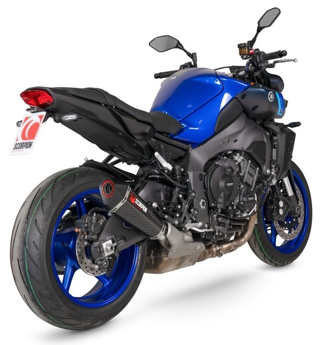 ヤマハ MT-10（RN50J）2017- リアルカーボン マフラーカバー ヤマハ MT-10（RN50J）2017- リアルカーボン マフラーカバー