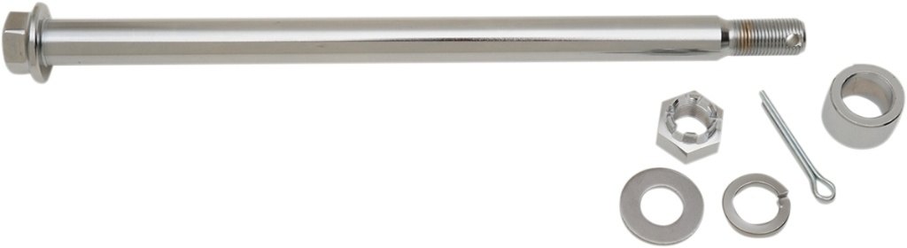 Drag Specialties ドラッグスペシャリティーズ Chrome Axle Kit［0214-0581］ HARLEY-DAVIDSON ハーレーダビッドソン アクスルシャフト ホイール関連 足回り