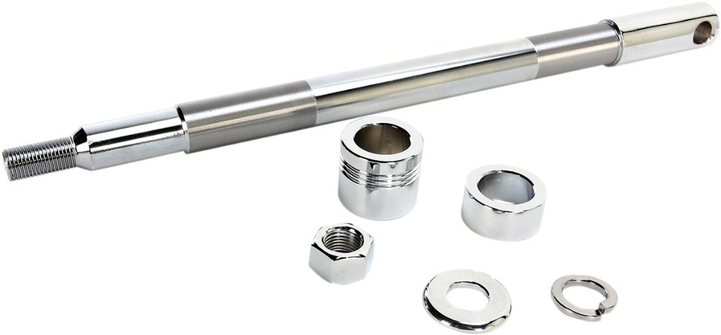 Drag Specialties ドラッグスペシャリティーズ Chrome Axle Kit［0214-0952］ Softail Springer Classic EFI FLSTSCI Fat Boy FLSTFI Heritage FLSTI FLSTS FLSTC Screamin’ Eagle FLSTFSE FLSTCI Deluxe FLSTNI 15th Anniversary FLSTF FLST FLSTN FLSTSC FLSTFSE2 FLSTSI