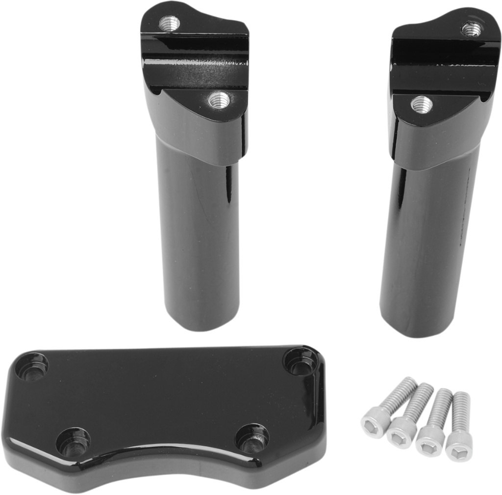 Drag Specialties ドラッグスペシャリティーズ Handlebar Riser ＆ Top Clamp Kit［0602-0593］ ハンドルバークランプ ハンドル周辺パーツ ハンドル