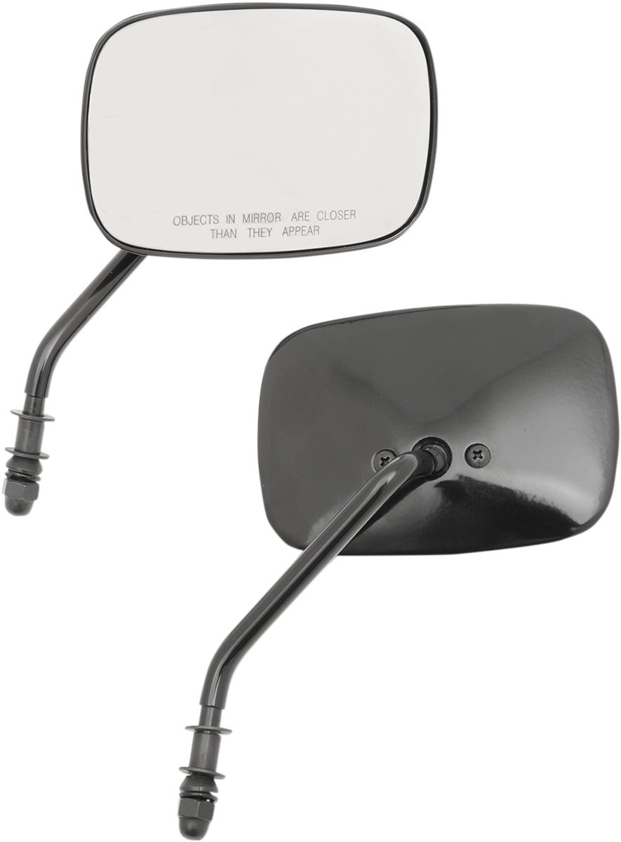 Drag Specialties ドラッグスペシャリティーズ OEM-Style Rectangular Mirrors［0640-0981］ ミラー ハンドル