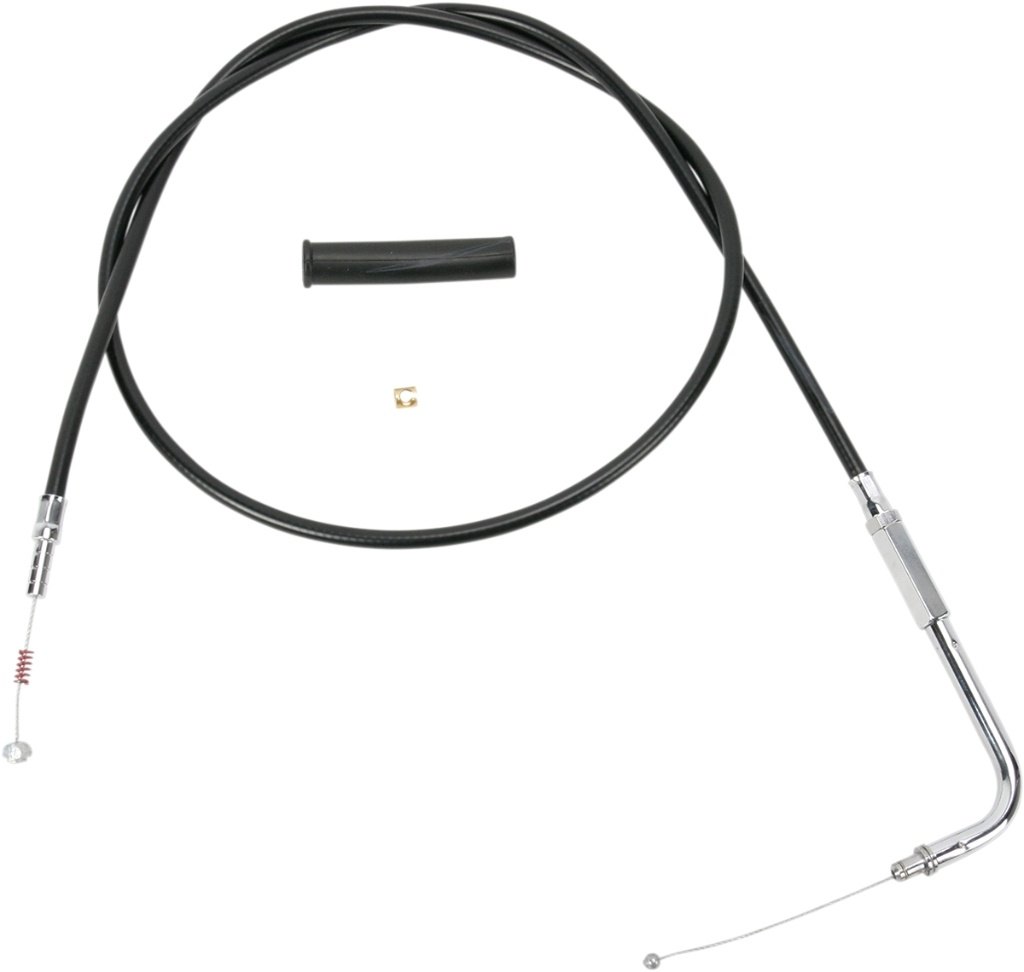 Drag Specialties ドラッグスペシャリティーズ Black Vinyl Throttle/Idle Cable［0651-0158］ HARLEY-DAVIDSON ハーレーダビッドソン スロットルワイヤー・アクセルワイヤー ハンドル周辺パーツ ハンドル