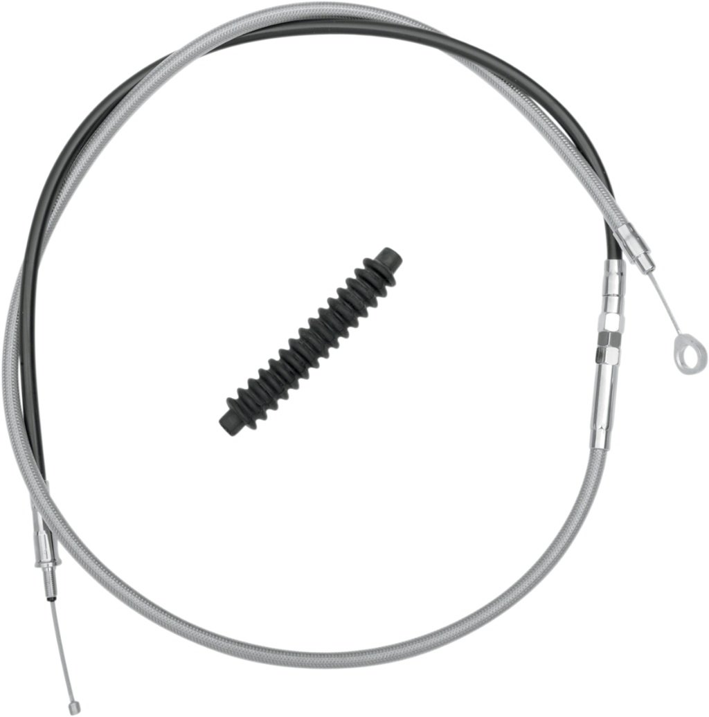 Drag Specialties ドラッグスペシャリティーズ High-Efficiency Braided Stainless Steel Clutch Cable［0652-1492］ HARLEY-DAVIDSON ハーレーダビッドソン クラッチワイヤー ハンドル周辺パーツ ハンドル