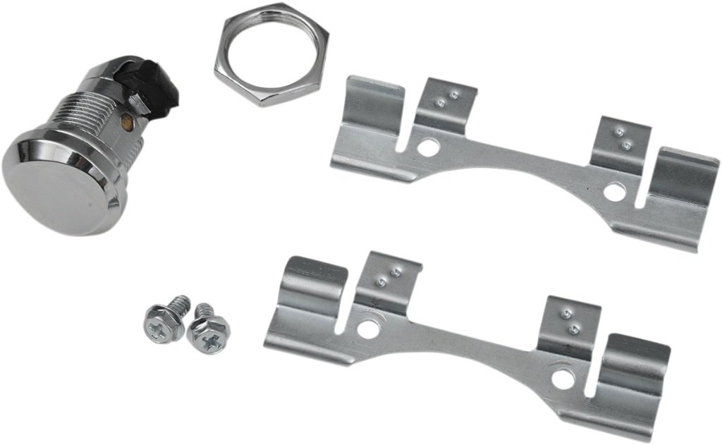 Drag Specialties ドラッグスペシャリティーズ Push-Button Fuel Door Latch［0703-0631］ HARLEY-DAVIDSON ハーレーダビッドソン その他ガソリンタンクオプション・補修部品 タンク関連 外装