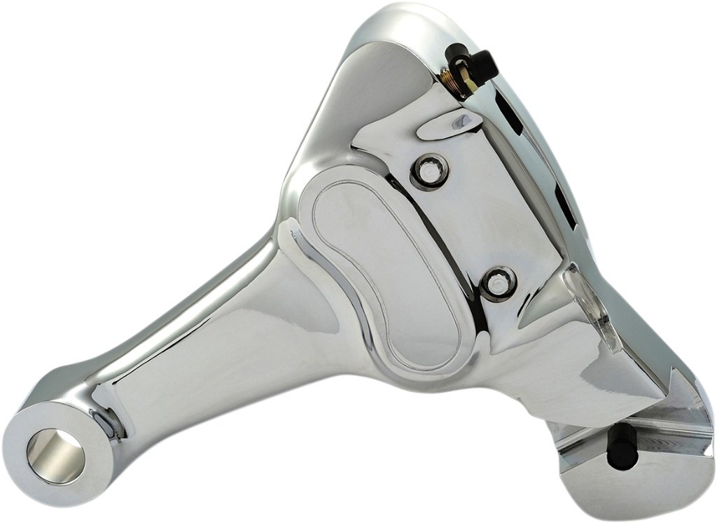 Drag Specialties ドラッグスペシャリティーズ Chrome 4-Piston ブレーキキャリパー［1203-4401］ HARLEY-DAVIDSON ハーレーダビッドソン キャリパー ブレーキ｜ウェビック　店