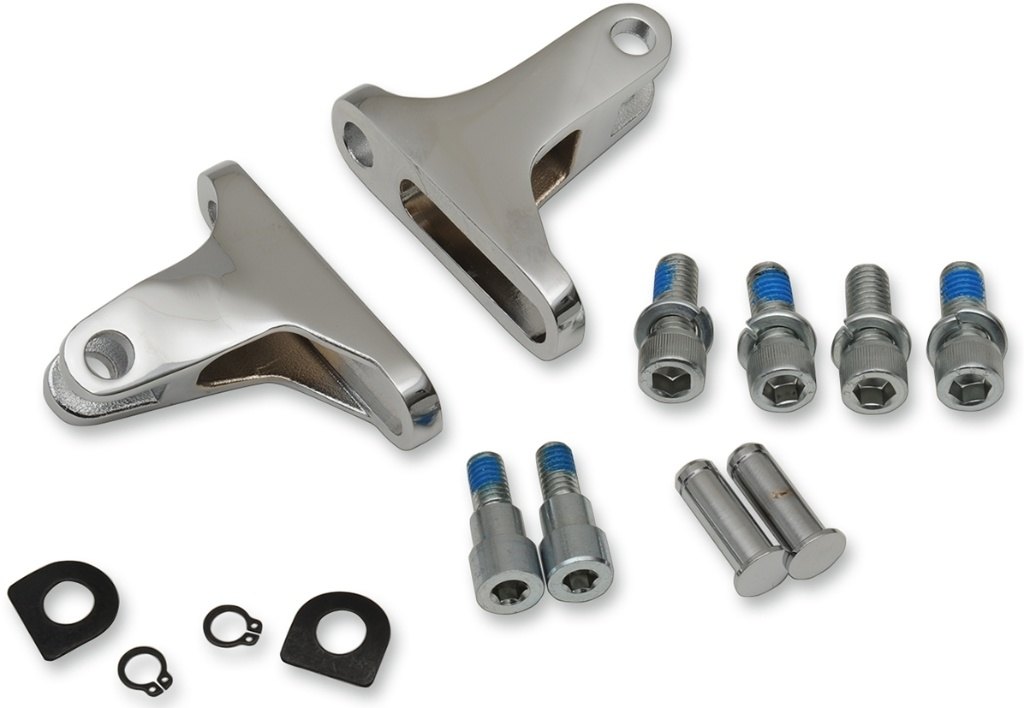 Drag Specialties ドラッグスペシャリティーズ ショート パッセンジャーフットペグ マウントキット［1621-0786］ HARLEY-DAVIDSON ハーレーダビッドソン その他ステップオプション・補修部品 ステップ 足回り｜ウェビック　店