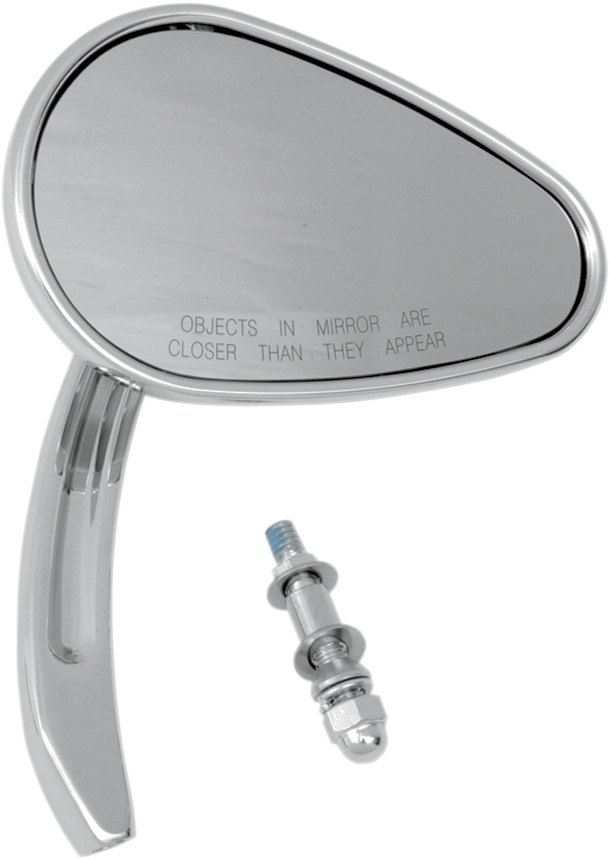 Drag Specialties ドラッグスペシャリティーズ Billet Teardrop Mirror［1901-1900］ ミラー ハンドル