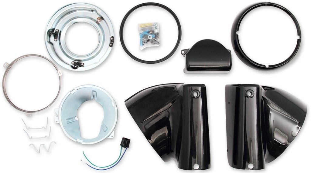 Drag Specialties ドラッグスペシャリティーズ Headlight Nacelle Kit［2001-1482］ HARLEY-DAVIDSON ハーレーダビッドソン ヘッドライト 灯火類 電装系