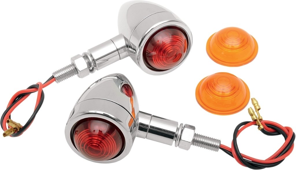 Drag Specialties ドラッグスペシャリティーズ Custom Bullet Marker Lights Light［2040-0276］ ウインカー 灯火類 電装系