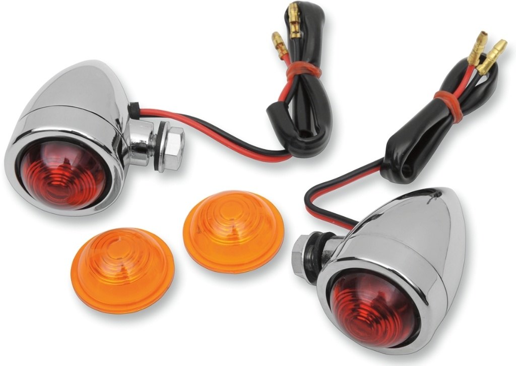 Drag Specialties ドラッグスペシャリティーズ Custom Bullet Marker Lights Light［2040-0532］ ウインカー 灯火類 電装系