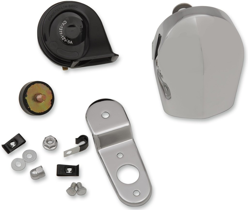 Drag Specialties ドラッグスペシャリティーズ エレクトリックホーンキット［2107-0245］ HARLEY-DAVIDSON ハーレーダビッドソン ホーン 電装系｜ウェビック　店