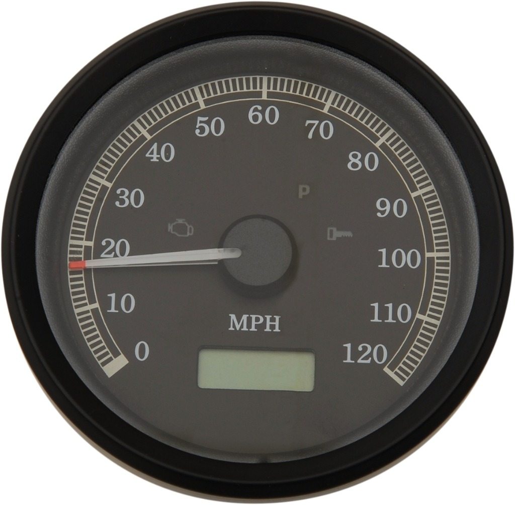 Drag Specialties ドラッグスペシャリティーズ 3-3/8' Programmable Electronic Speedometer［2210-0389］ 883 Hugger XLH Super Glide FXD Roadster XLR Sport FXDX Sportster 1200 Low Rider FXDL Dyna Convertible FXDS-CONV XLS HARLEY-DAVIDSON ハーレーダビッドソン