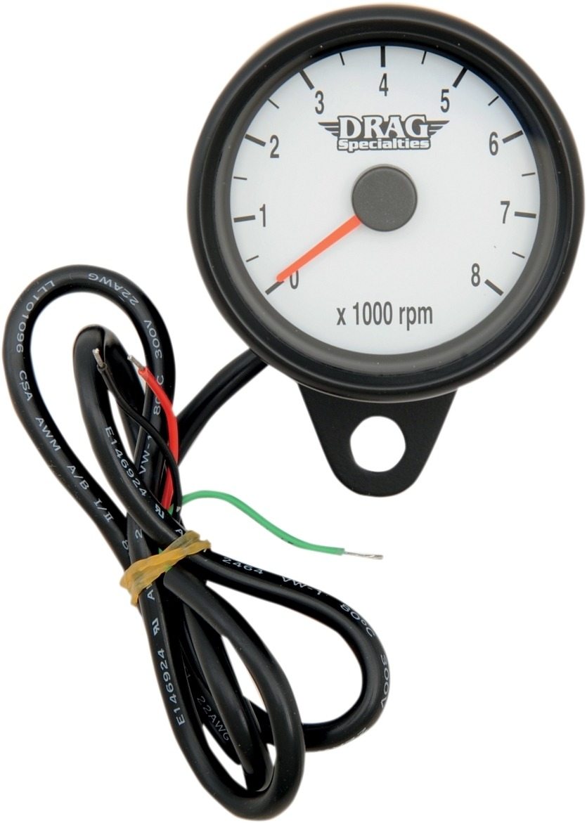 Drag Specialties ドラッグスペシャリティーズ 2.4' Mini Electronic Tachometer［2211-0126］ HARLEY-DAVIDSON ハーレーダビッドソン タコメーター メーター・インジケーター関係 電装系
