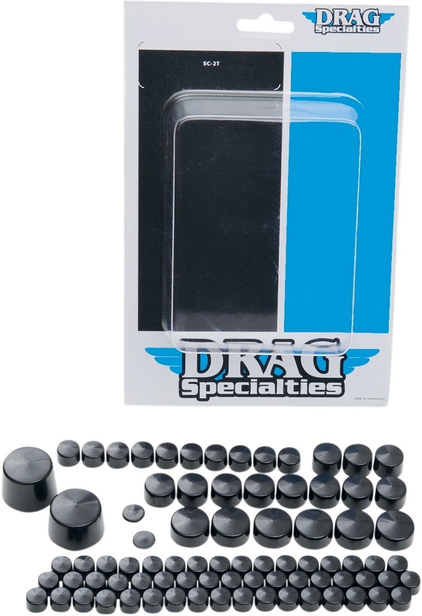 Drag Specialties ドラッグスペシャリティーズ Bolt Cover Standard Kit［2401-0709］ HARLEY-DAVIDSON ハーレーダビッドソン キャップボルトカバー 外装