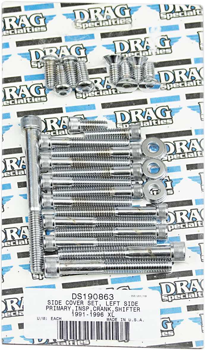 Drag Specialties ドラッグスペシャリティーズ Bolt Set［DS-190863］ 883 Hugger XLH 1200 Custom XLC Roadster XLR Sportster Deluxe Sport XLS HARLEY-DAVIDSON ハーレーダビッドソン 汎用ボルト・ネジ