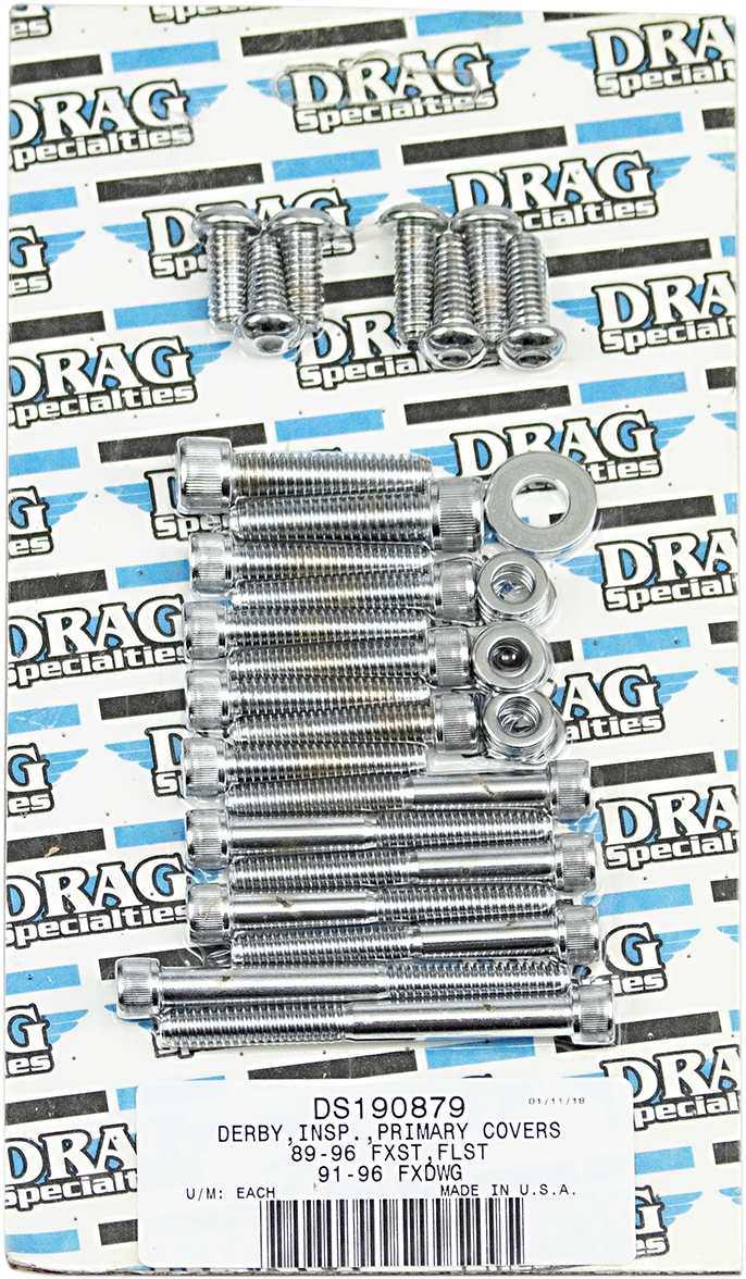 Drag Specialties ドラッグスペシャリティーズ Bolt Set［DS-190879］ Softail Standard FXST Heritage Special FLSTN Wide Glide FXDWG Springer FLSTS Classic FLSTC Bad Boy FXSTSB Nostalgia FXSTS FLST Fat FLSTF Custom FXSTC HARLEY-DAVIDSON ハーレーダビッドソン 9,269円