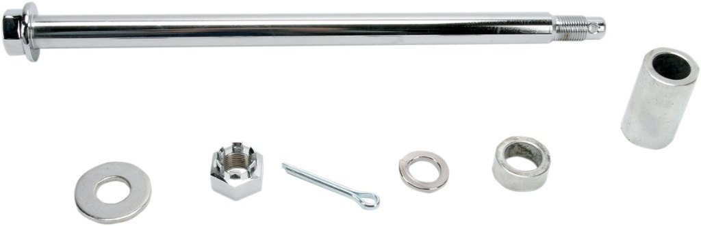 Drag Specialties ドラッグスペシャリティーズ Chrome Axle Kit［DS223047］ HARLEY-DAVIDSON ハーレーダビッドソン アクスルシャフト ホイール関連 足回り
